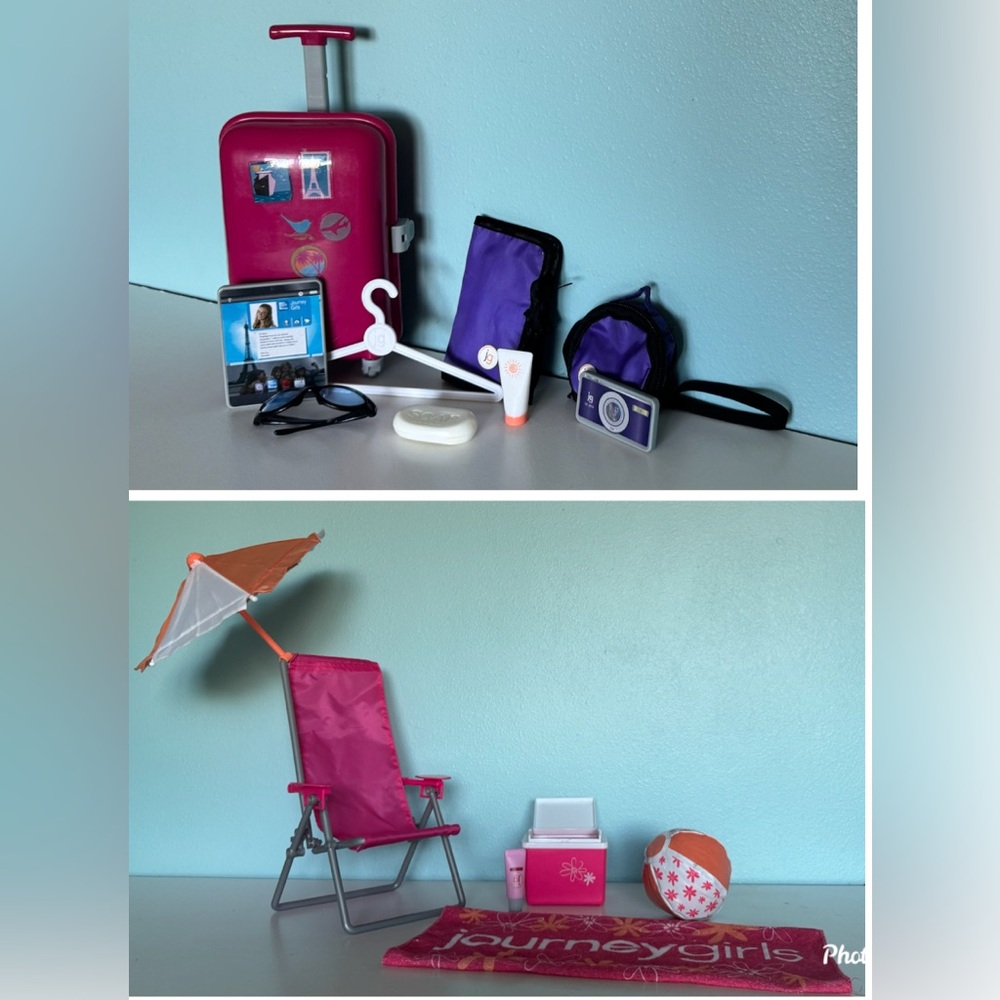 Journey Girls Accessories -Travel set,  beach set and other accessories